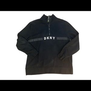 DKNY Mens Black Pullover Sweater Size XL